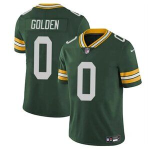 Mens Youths 0 Matthew Golden Green Stitched Jersey Vapor